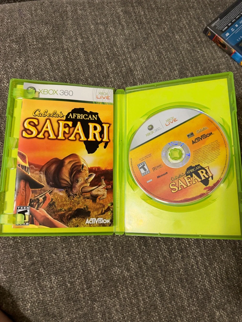 Microsoft XBOX 360 Cabela's African Safari (COMPLETE)